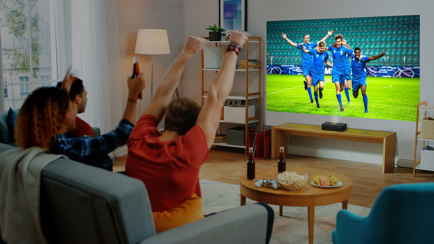 Optoma Photon Go – Smarter, tragbarer Ultra-Kurzdistanz-Projektor mit RGB-Triple-Lasertechnologie Projektoren Optoma