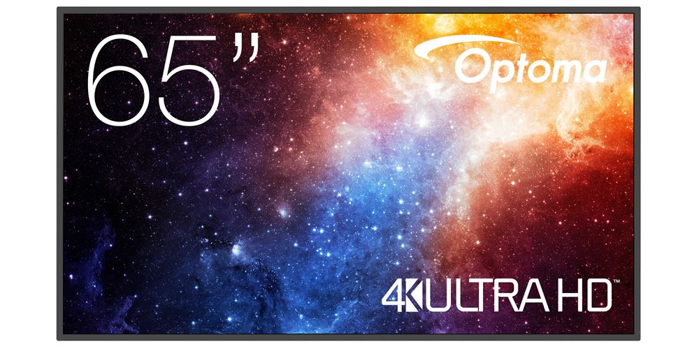 Optoma N-Serie UHD Digital Signage Display mit 24/7 Betrieb & 450cd/m² DigitalSignage Optoma 65"