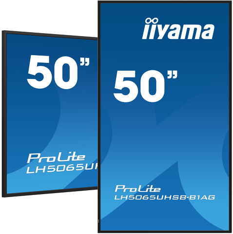 iiyama 65UHSB Serie 4K Signage Displays 24/7 Betrieb und iiSignage2