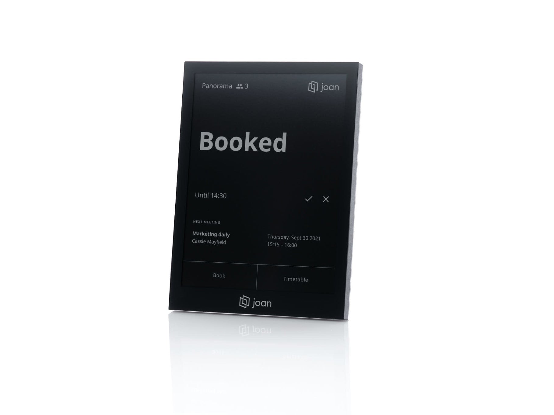 Joan 6 Pro Black 6" E Ink Touch Raumbuchungssystem Mediensteuerung Joan