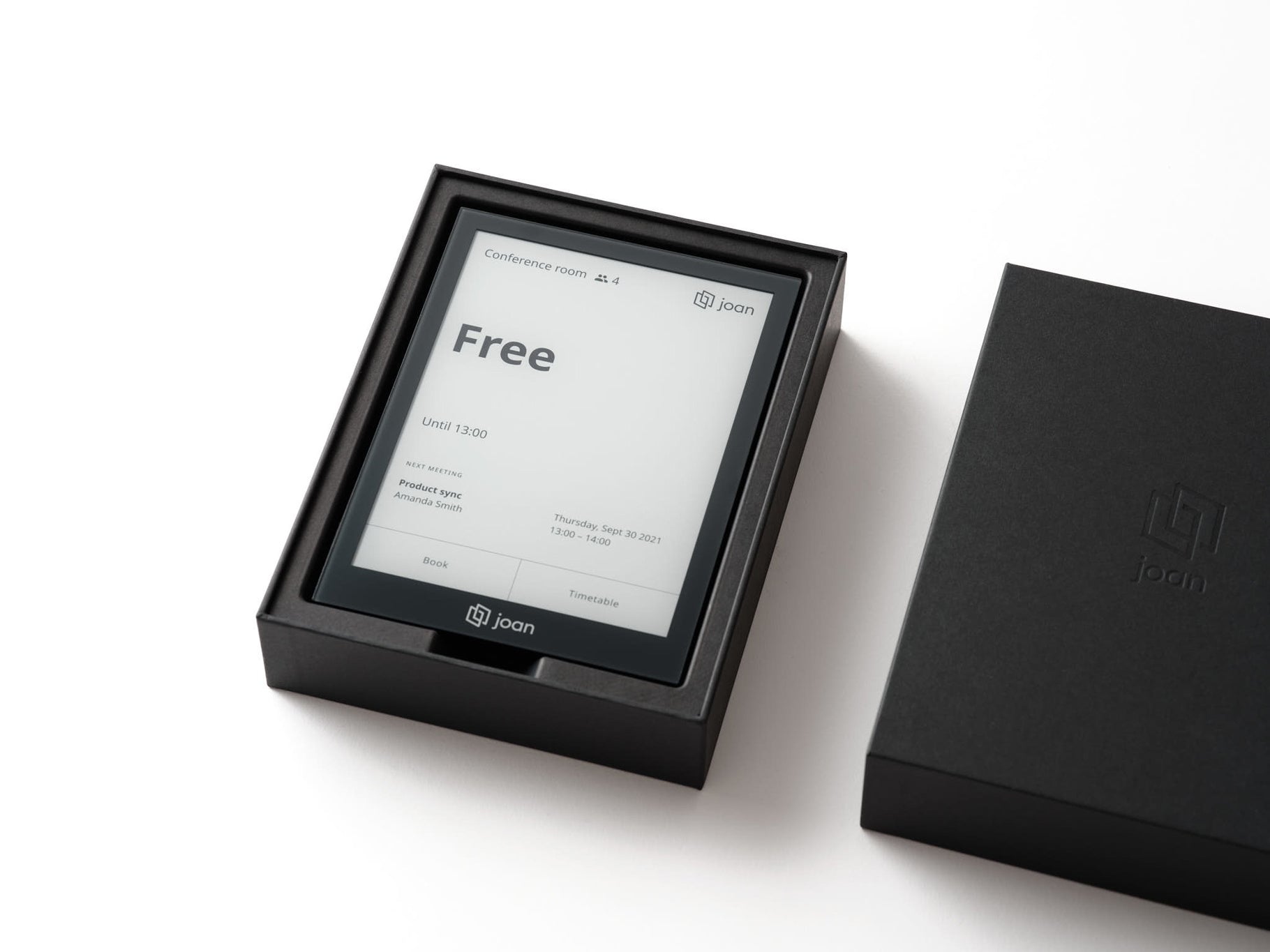 Joan 6 Pro Black 6" E Ink Touch Raumbuchungssystem Mediensteuerung Joan