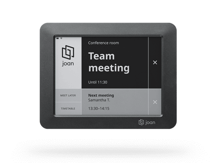 JOAN 6 Black 6" Raumbuchungssystem Display Mediensteuerung Joan