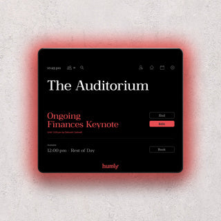 Humly HUM1001 Raumbuchungssystem 8" DigitalSignage Humly