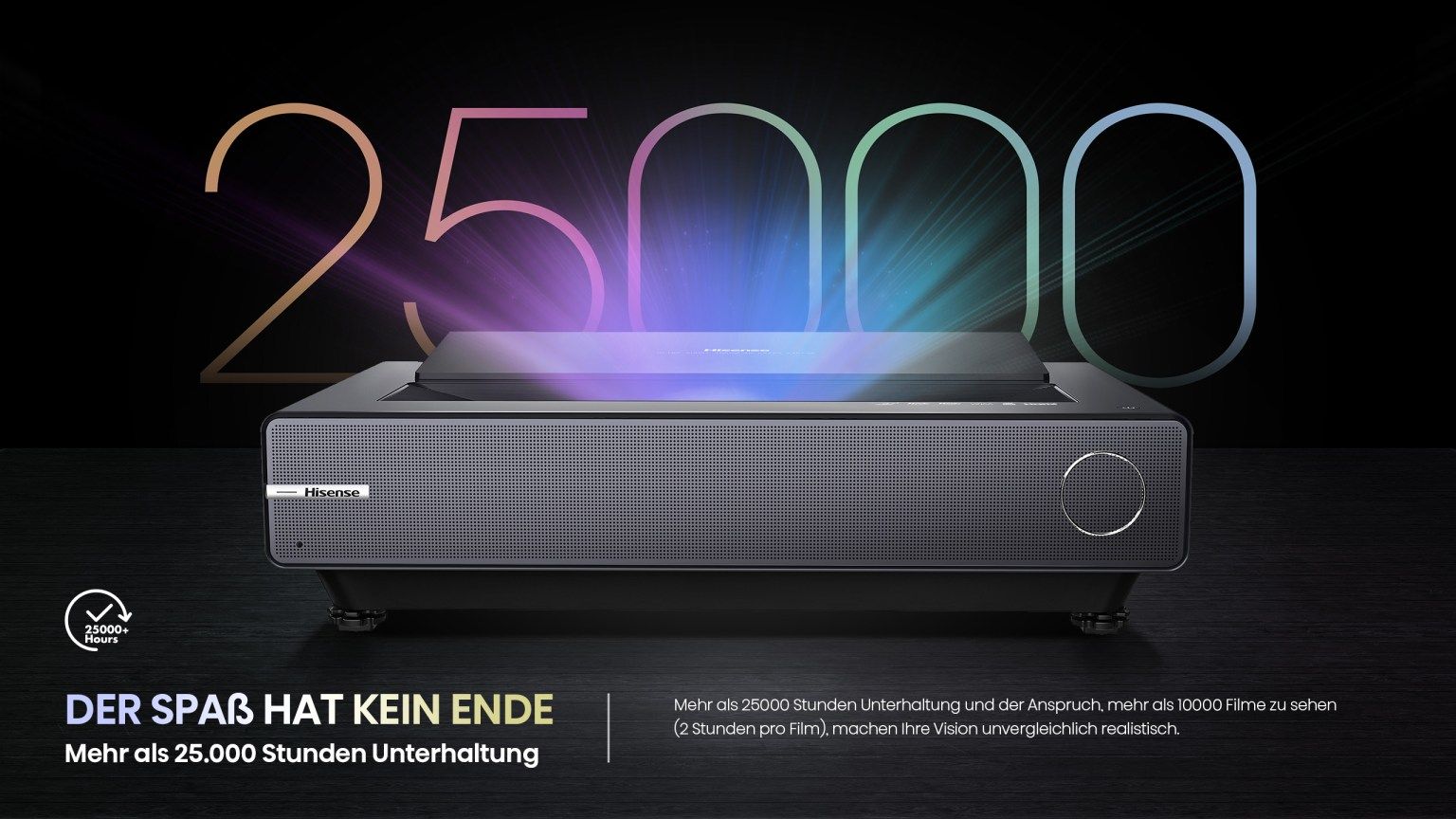 Hisense PX2-PRO Laser TV – Ultrakurzdistanz mit 2400 Lumen Projektoren Hisense
