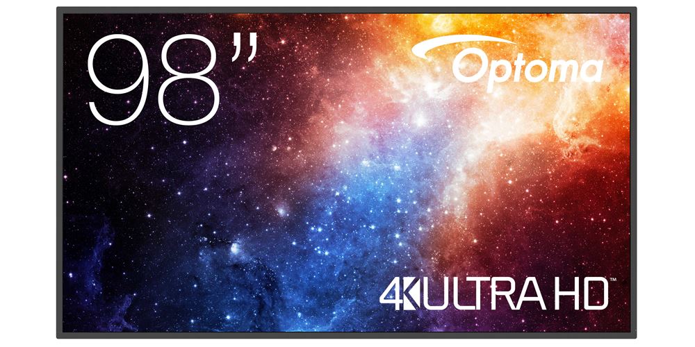 Optoma N-Serie UHD Digital Signage Display mit 24/7 Betrieb & 450cd/m² DigitalSignage Optoma 98"