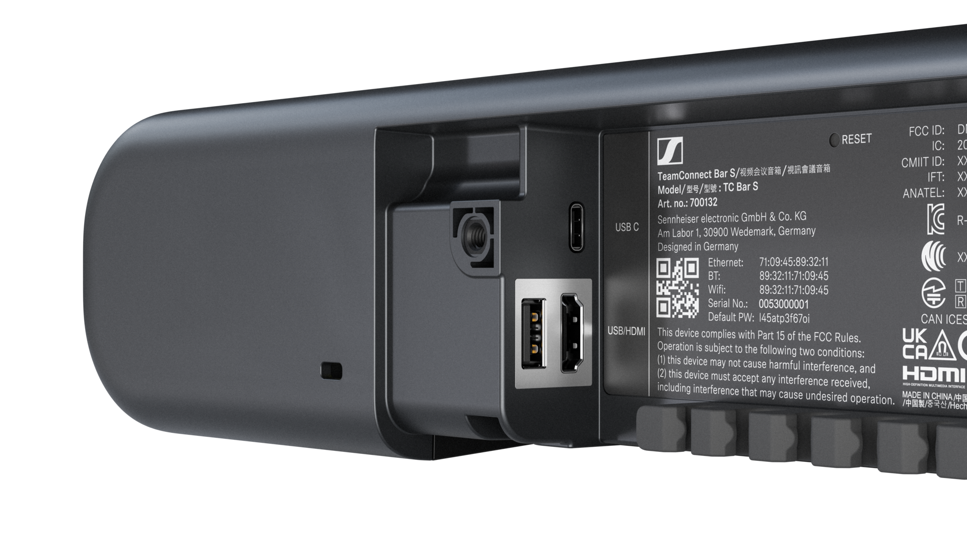 Sennheiser TeamConnect Bar S | 4K Videobar Videokonferenz Sennheiser