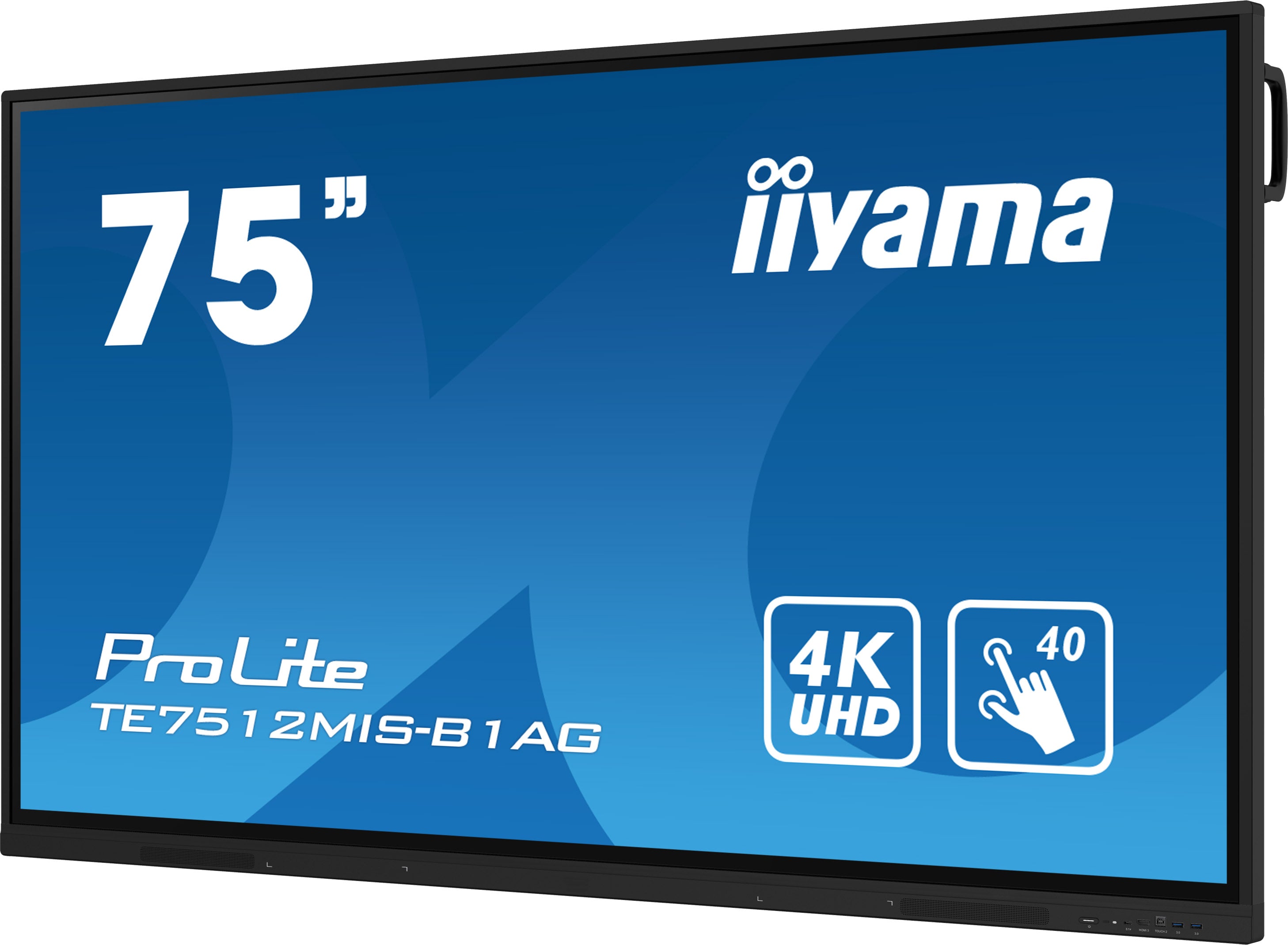 iiyama ProLite TE-12MIS-B3AG 4K/UHD Interaktives Touch Display All / interaktives Display iiyama 75"