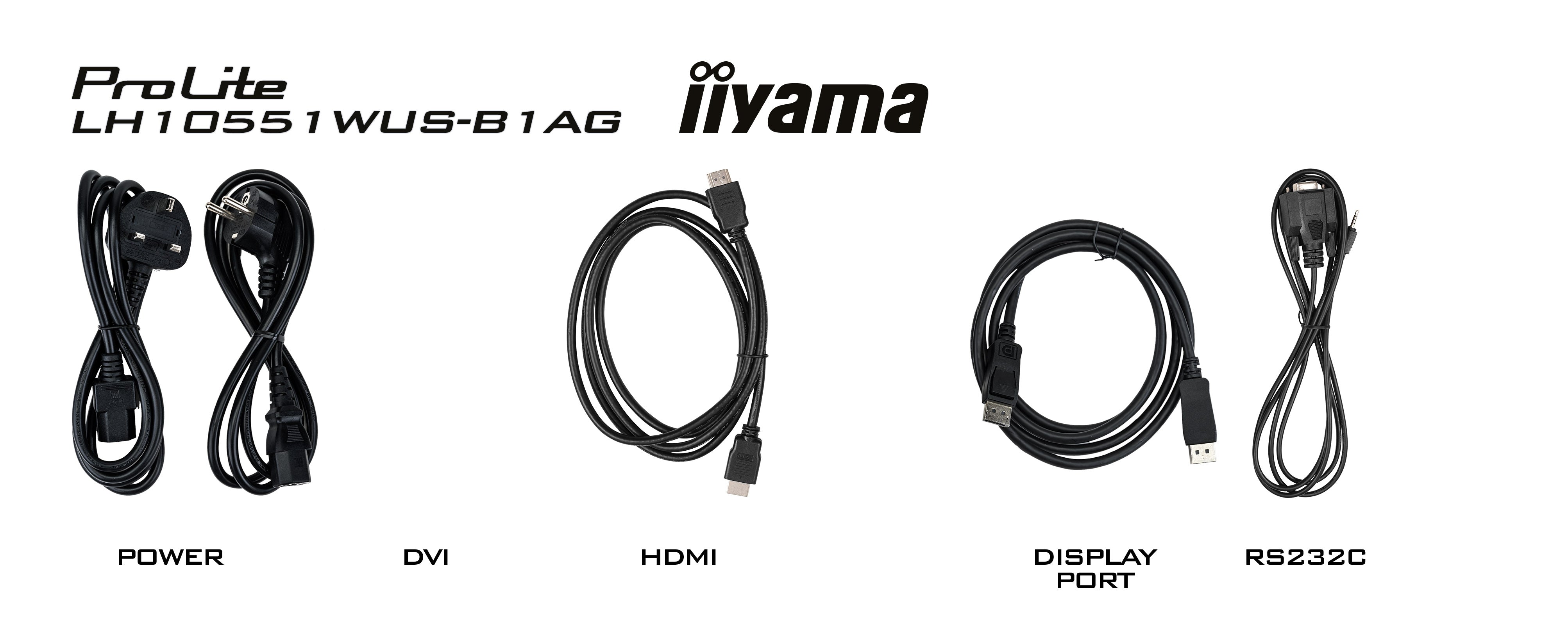iiyama LH10551UWS-B1AG 5K Ultrawide Signage Display mit 24/7 Betrieb All iiyama