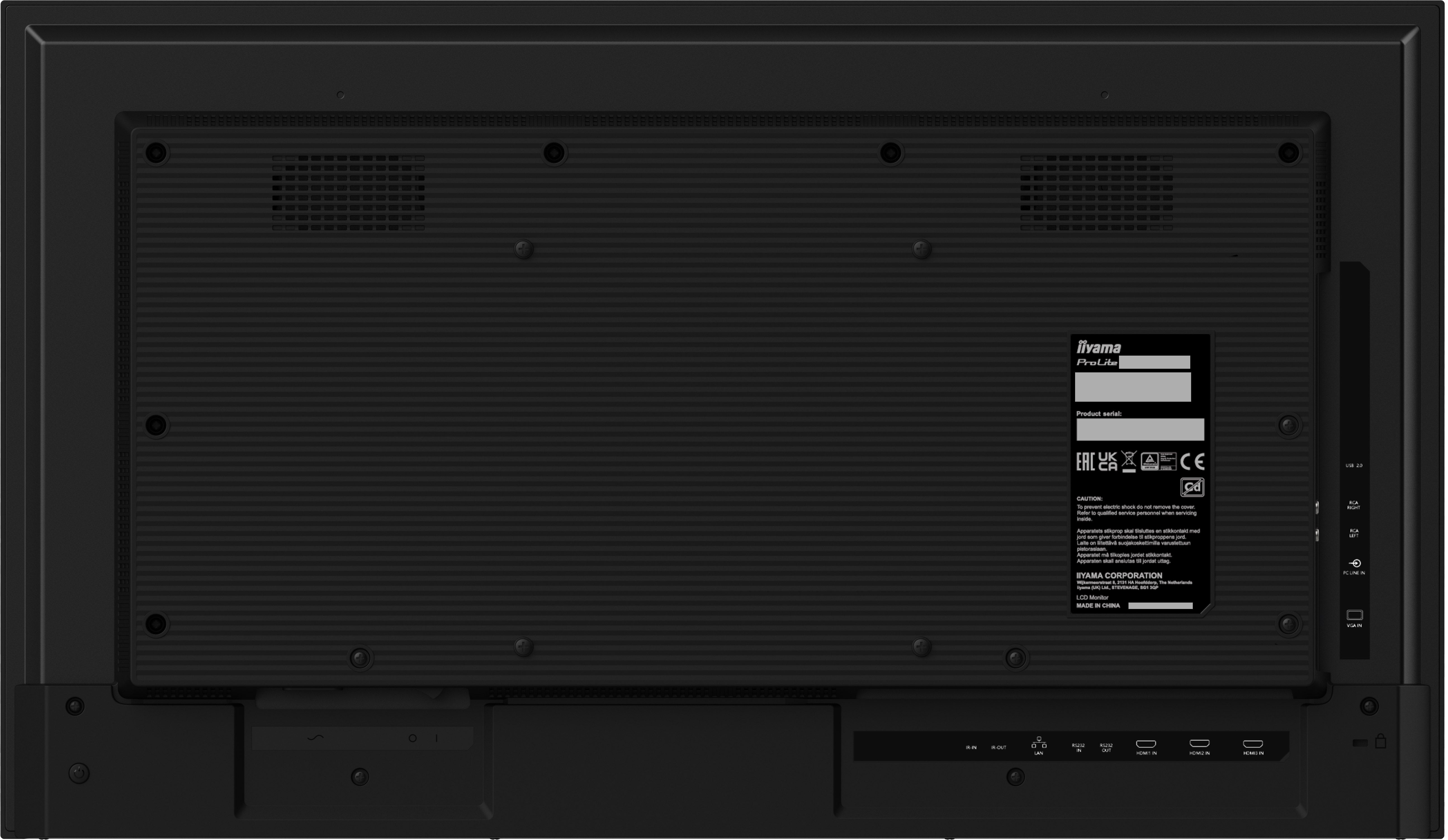 iiyama ProLite LH-75UHS-B1AG – 4K UHD-Display für Business-Kommunikation & Digital Signage All iiyama
