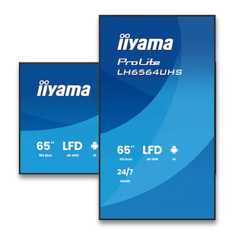 IIyama 64UHS 500cd 24/7 Infodisplay