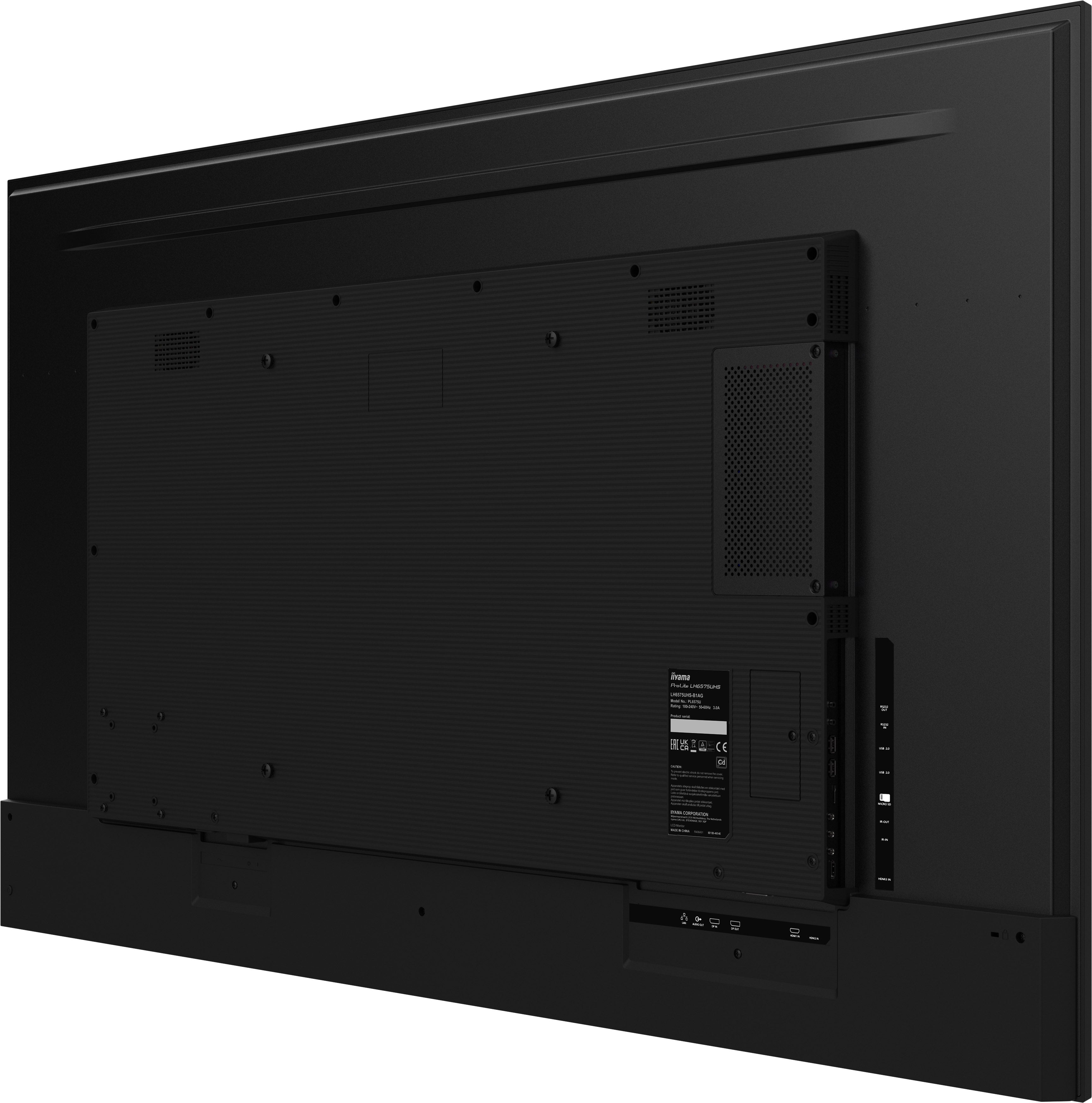 iiyama ProLite LH-75UHS-B1AG – 4K UHD-Display für Business-Kommunikation & Digital Signage