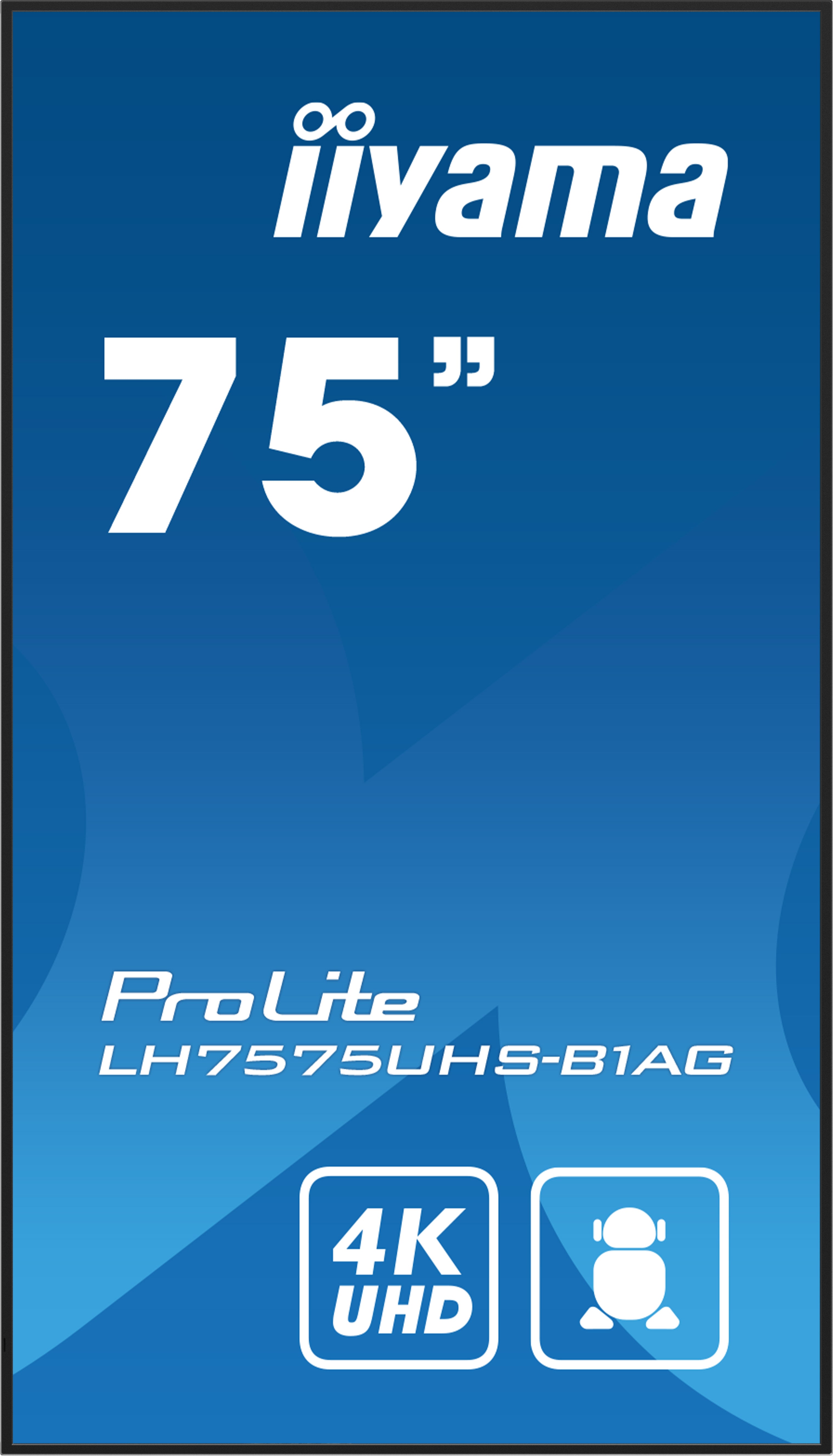iiyama ProLite LH-75UHS-B1AG – 4K UHD-Display für Business-Kommunikation & Digital Signage