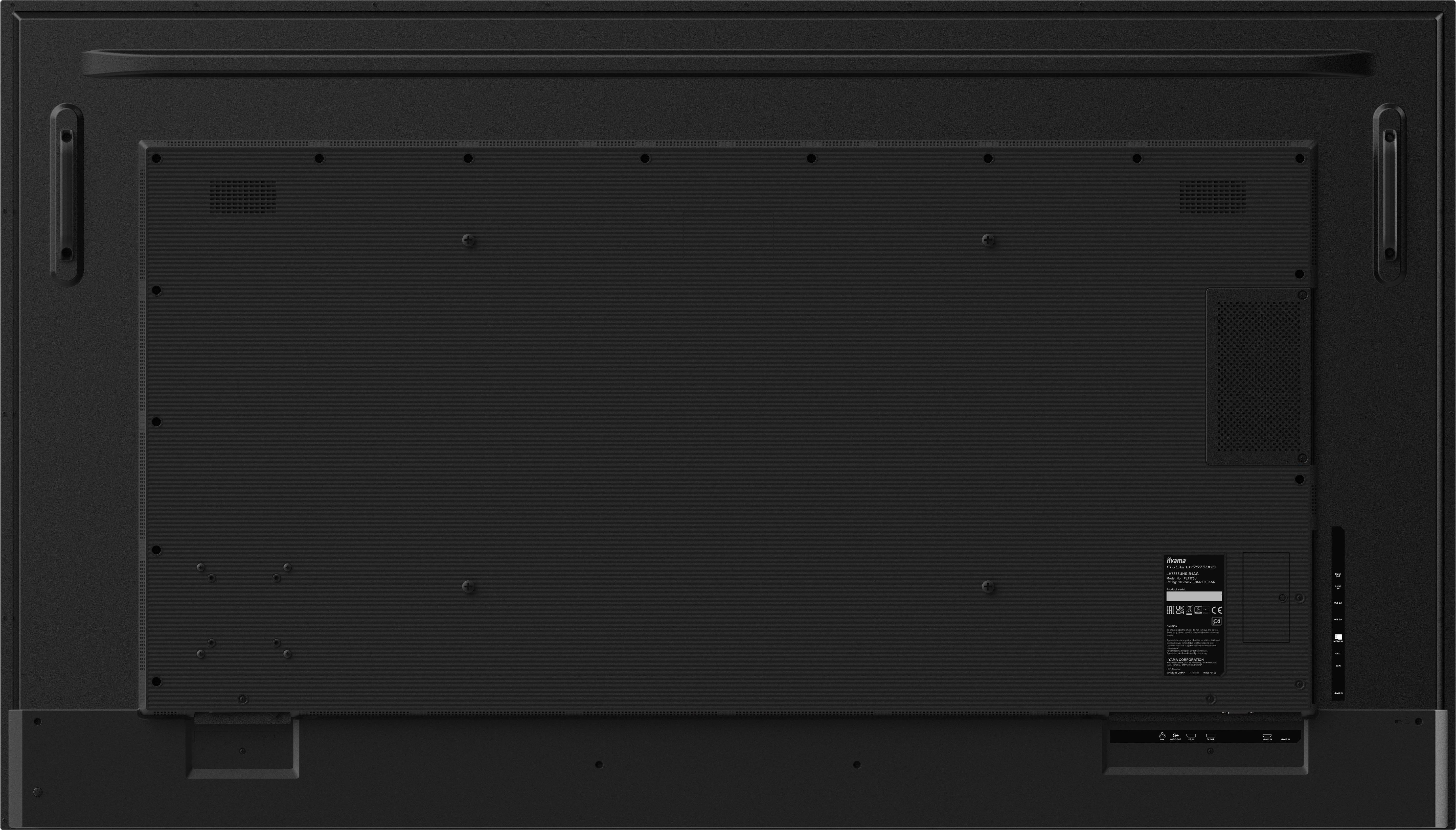 iiyama ProLite LH-75UHS-B1AG – 4K UHD-Display für Business-Kommunikation & Digital Signage