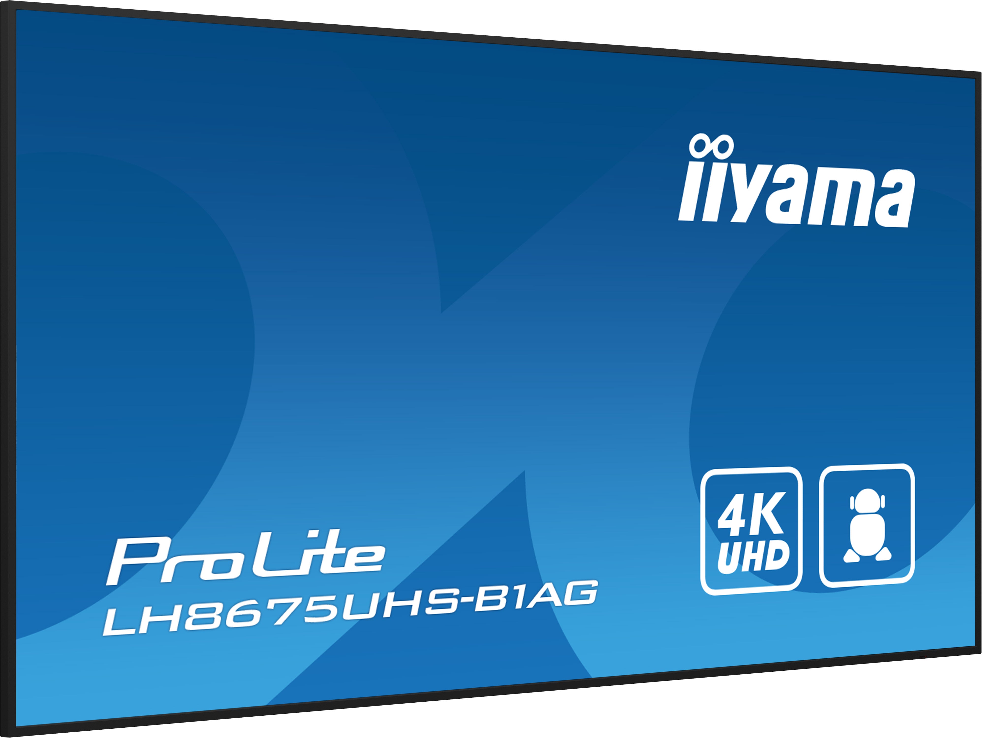 iiyama ProLite LH-75UHS-B1AG – 4K UHD-Display für Business-Kommunikation & Digital Signage