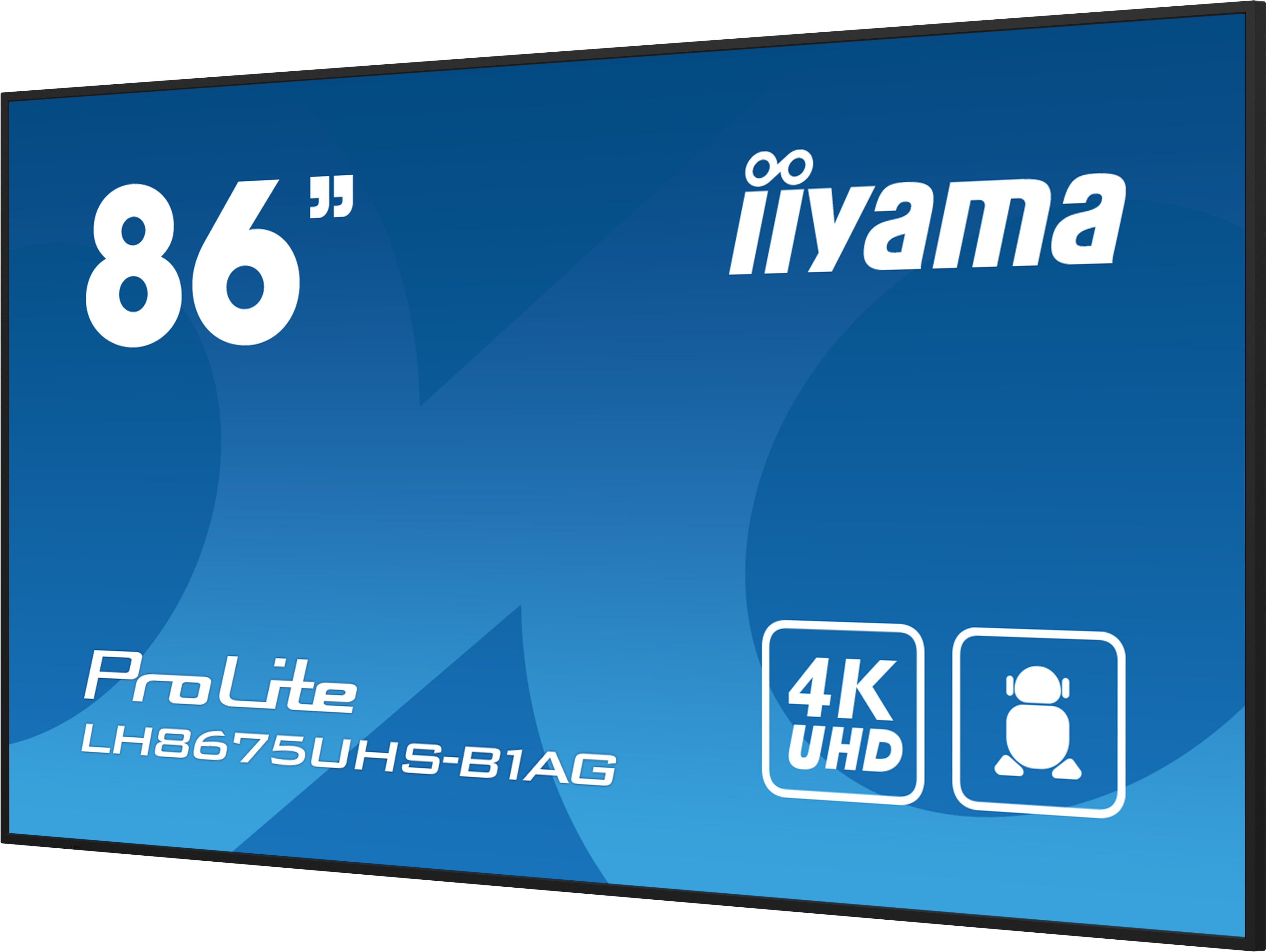 iiyama ProLite LH-75UHS-B1AG – 4K UHD-Display für Business-Kommunikation & Digital Signage