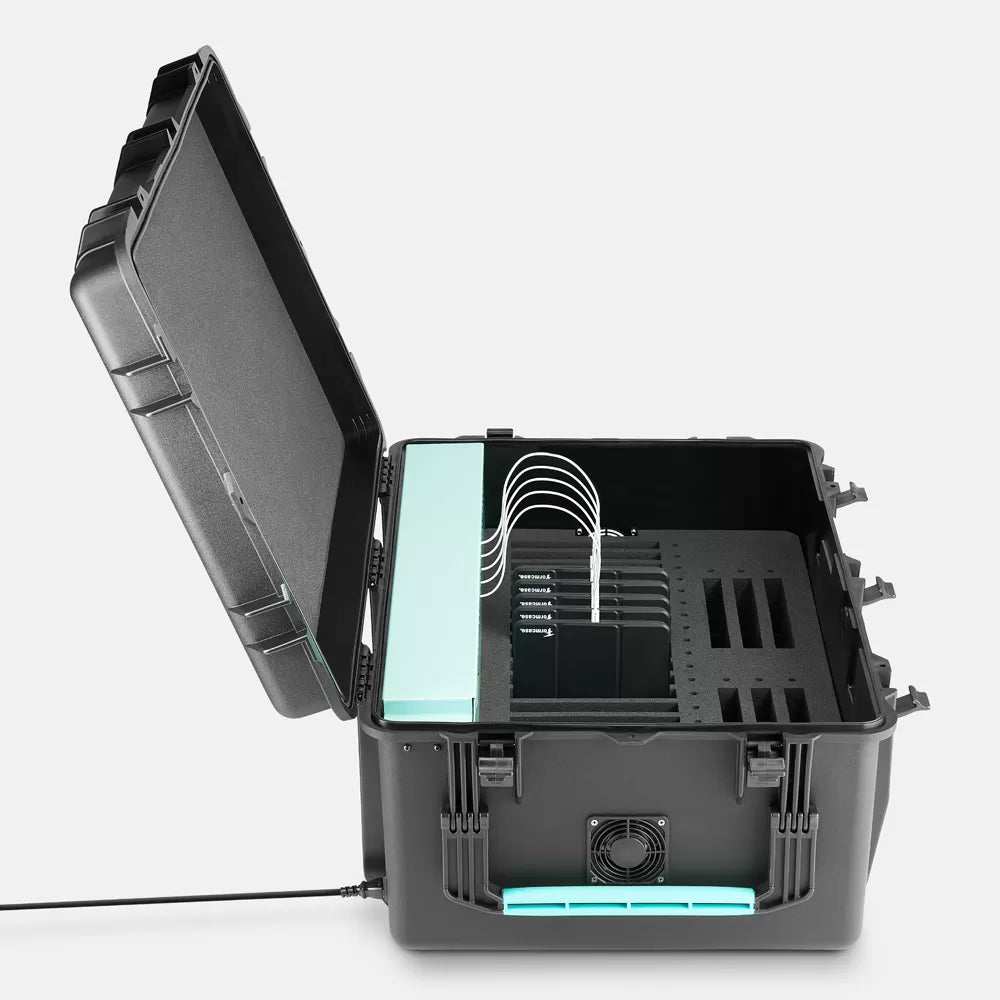 TransformerCase T24 LX Ladekoffer für bis zu 24 Geräte (mit max. 11") via Steckdosen All TransformerCase