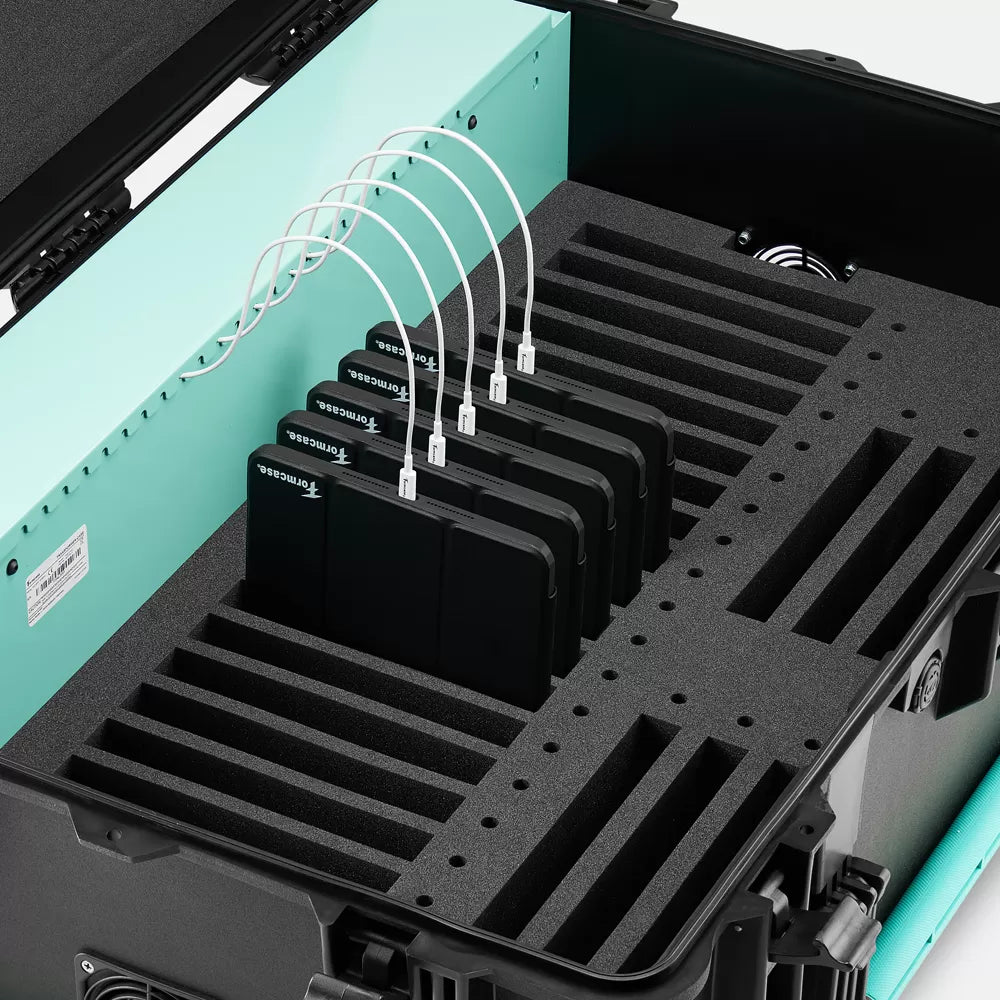 TransformerCase T24 LX Ladekoffer für bis zu 24 Geräte (mit max. 11") via Steckdosen All TransformerCase