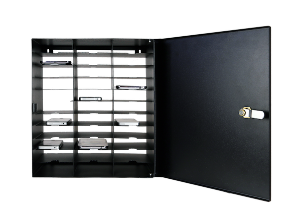 LEBA NoteBox Phones 32, Black, Storage without charge All LEBA Innovation A/S