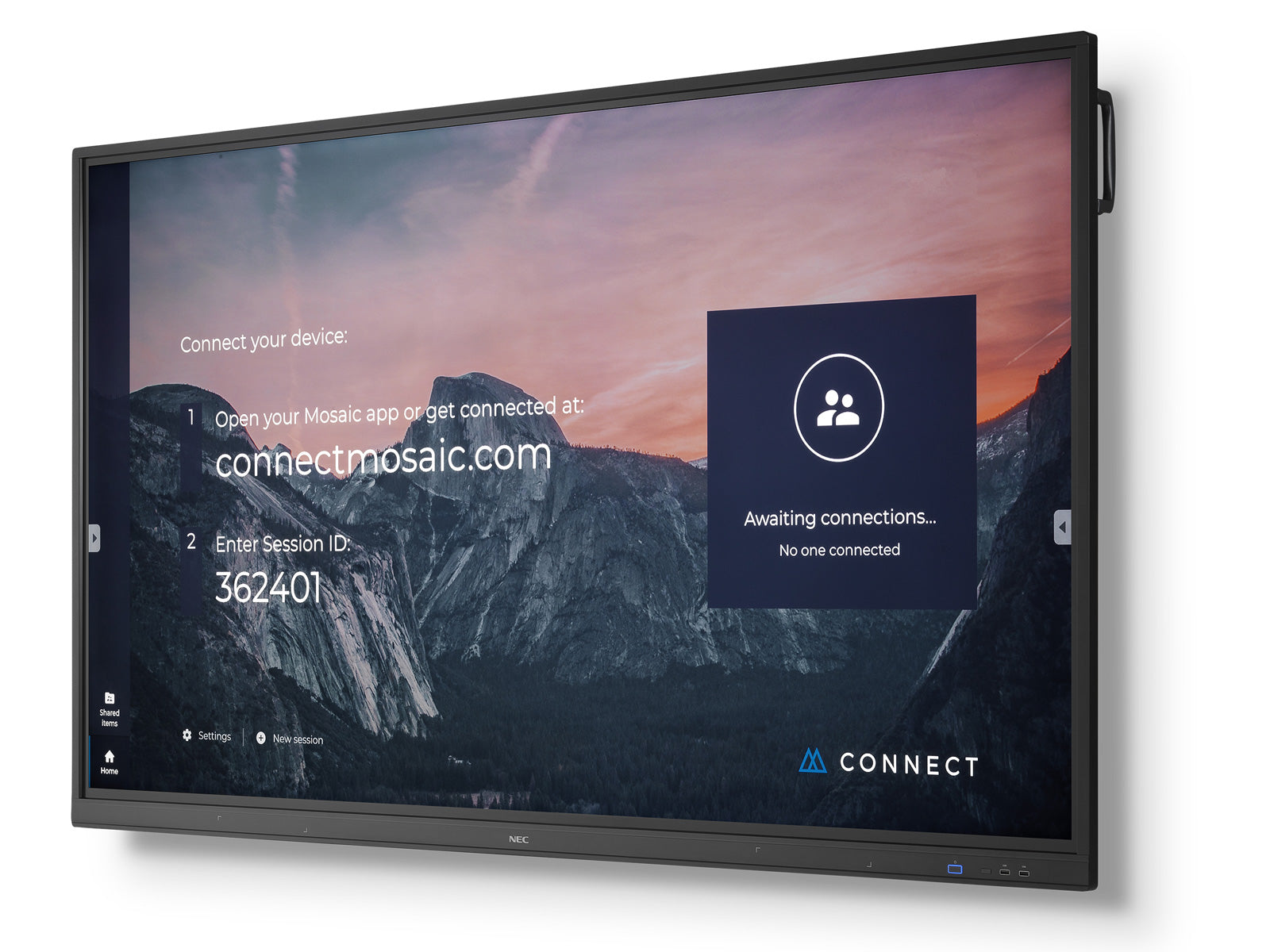 NEC MultiSync CB861Q 86'' Display, UHD Touch Grossbildschirm Sharp NEC