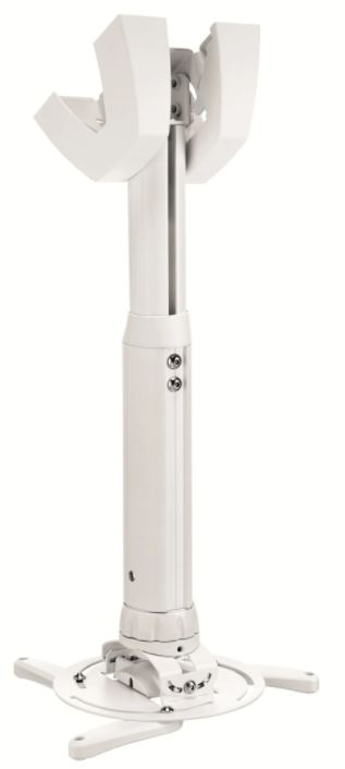 Vogel's Deckenhalterung für Projektor, Höhenverstellbar 85-135cm All Vogels Weiß