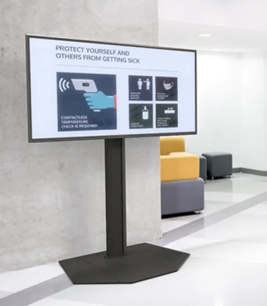 Chief PRSU Display Standfuß (einfacher werkzeugloser Aufbau) Halterung Chief by LegrandAV