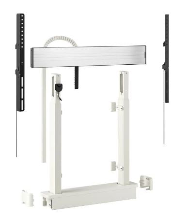 Vogel's RISE 2008 Boden-Wand-Lösung mit motorisiertem Display-Lift 80 mm/s All Vogels