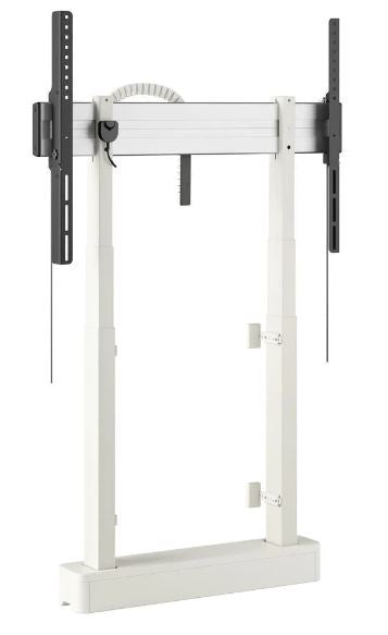 Vogel's RISE 2008 Boden-Wand-Lösung mit motorisiertem Display-Lift 80 mm/s All Vogels Weiß