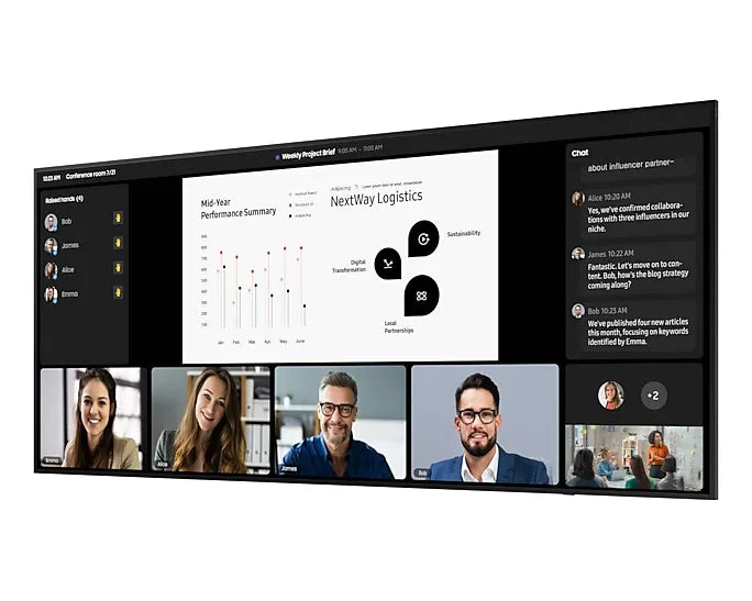 Samsung 105" Ultrawide Premium Professional Signage Display QP105DX-5K Grossbildschirm Samsung