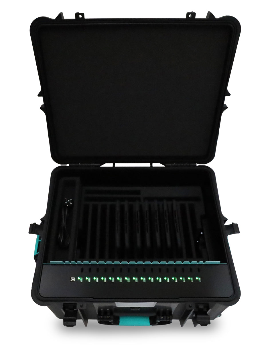 TransformerCase T16MC Pro Ladekoffer für bis zu 16 Geräte (mit max. 15") via USB All TransformerCase