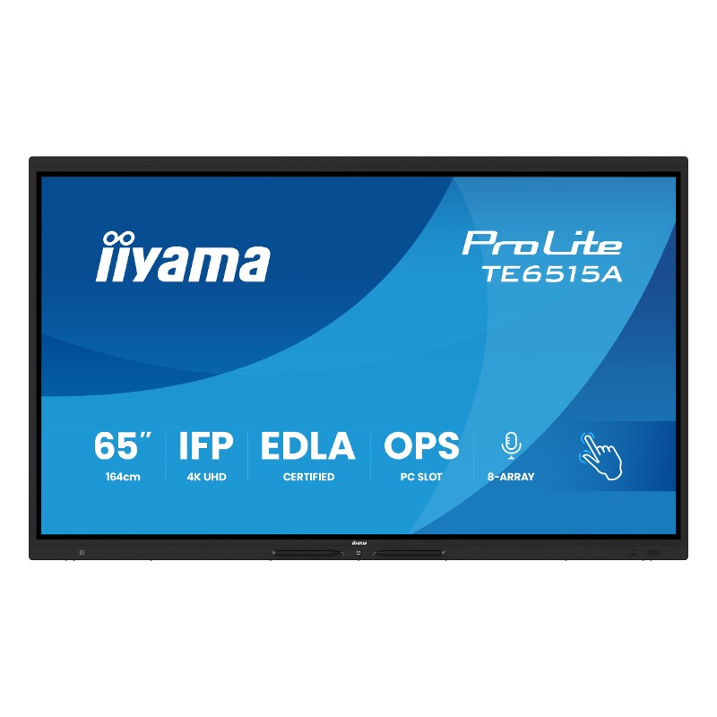 iiyama ProLite TE15A-B2AG Serie Interaktives Display – 4K UHD, Google EDLA, Touch