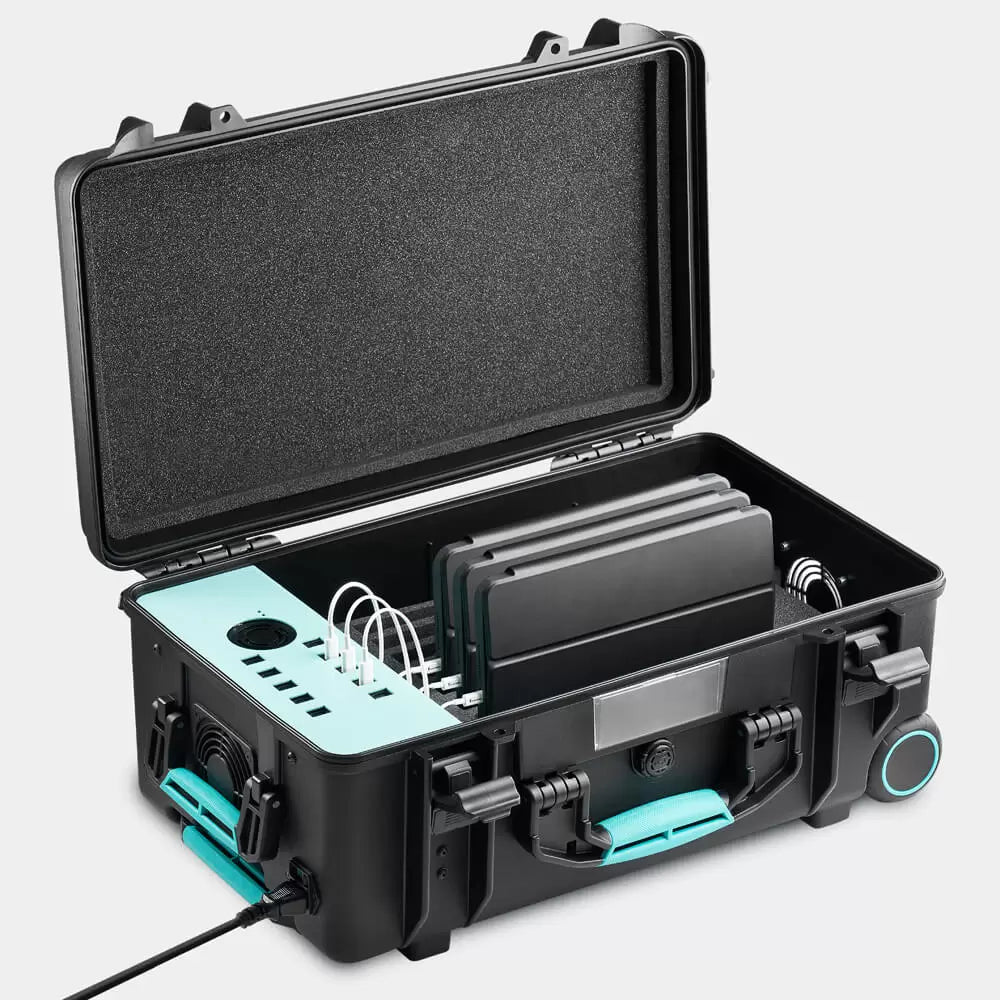 TransformerCase T10 Sync & Charge für bis zu 10 Geräte via USB (Airplane Size) All TransformerCase