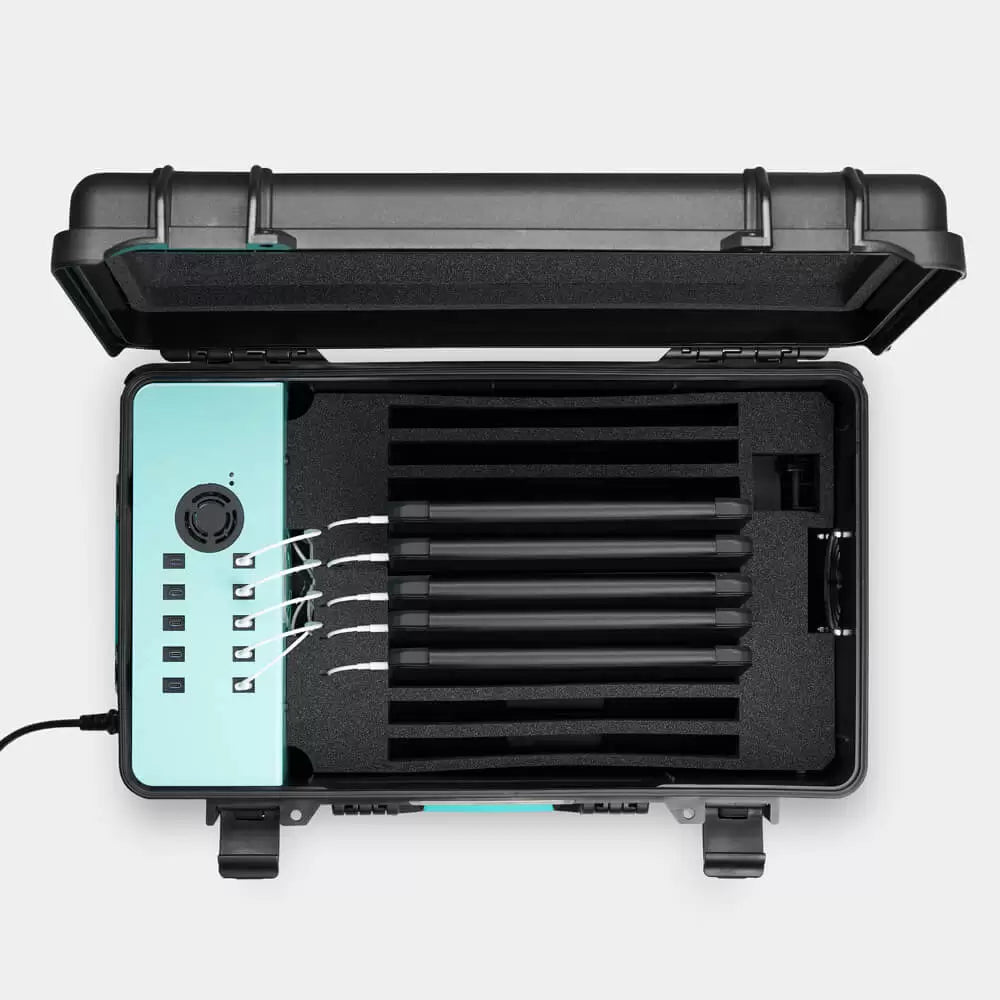 TransformerCase T10C Ladekoffer für bis zu 10 Geräte via USB Zubehör TransformerCase