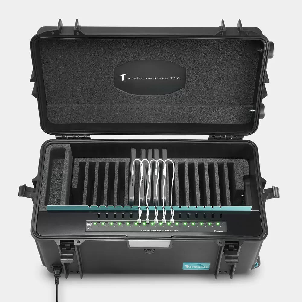TransformerCase T16 Pro - Sync & Charge für bis zu 16 Geräte (mit max. 11") via USB Zubehör TransformerCase