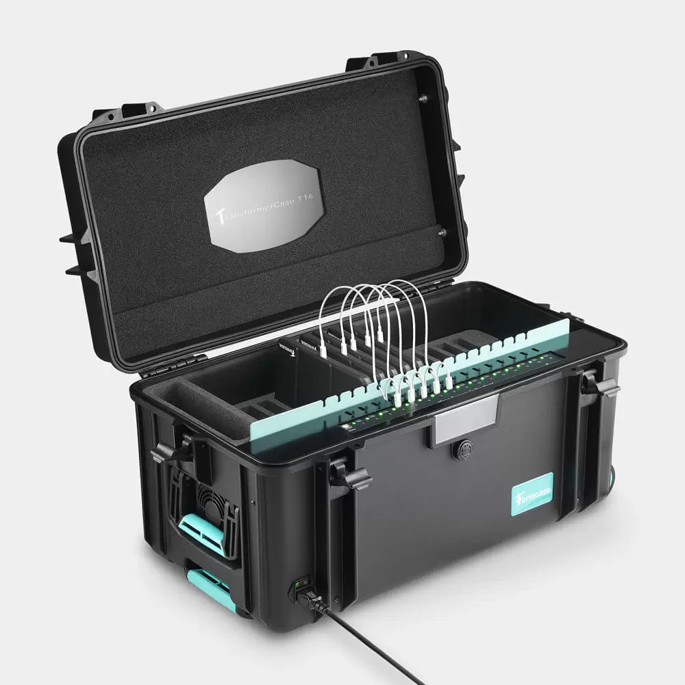 TransformerCase T16 Pro - Sync & Charge für bis zu 16 Geräte (mit max. 11") via USB Zubehör TransformerCase