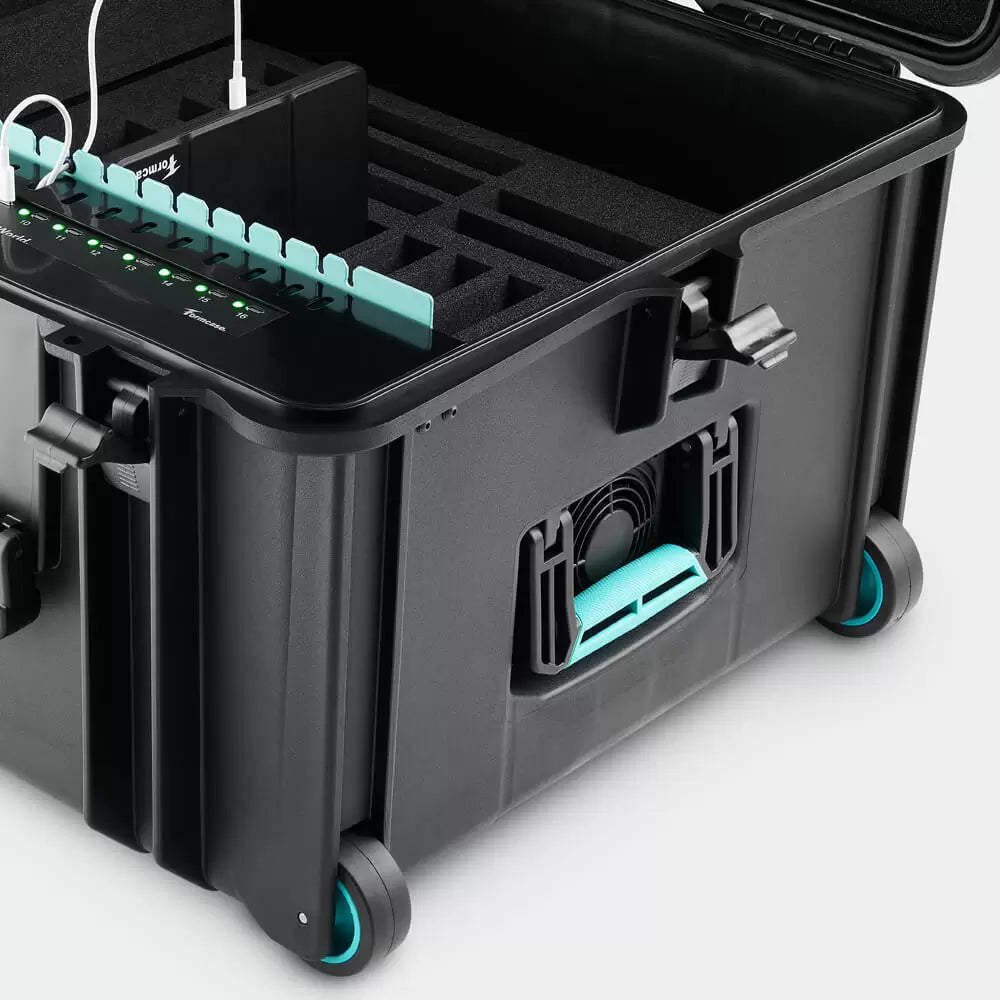 TransformerCase T16M Pro - Sync & Charge für bis zu 16 Geräte (mit max. 11") via USB All TransformerCase
