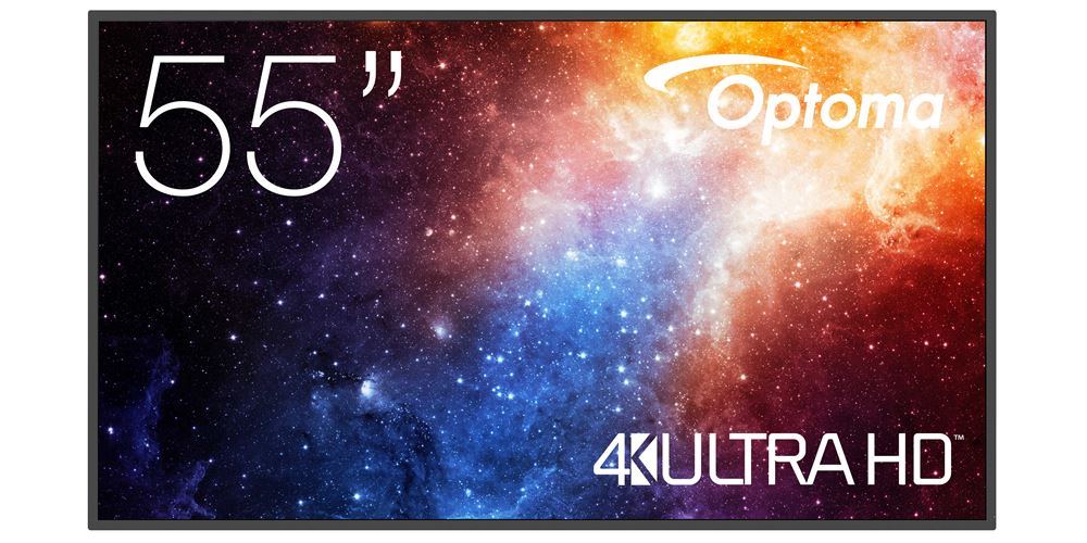 Optoma N-Serie UHD Digital Signage Display mit 24/7 Betrieb & 450cd/m² DigitalSignage Optoma 55"