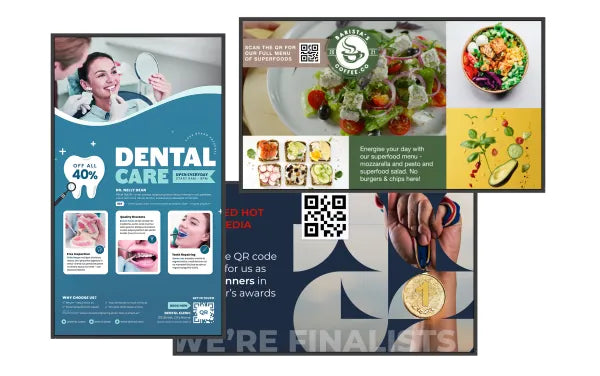 Clevertouch Cleverlive CL Pro XTR Serie 24/7 Digital Signage Display All Clevertouch