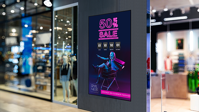 Clevertouch Cleverlive CL Pro XTR Serie 24/7 Digital Signage Display All Clevertouch