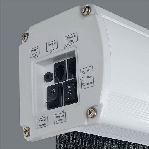 Optoma mattweiße Motorleinwand Leinwand Optoma