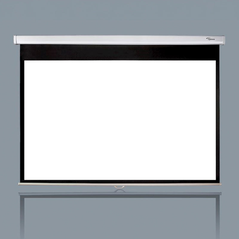 Optoma DS-1095PMG+ Manuelle Rolloscreen-Leinwand – 95 Zoll, 16:10, Mattweiß Leinwand Optoma