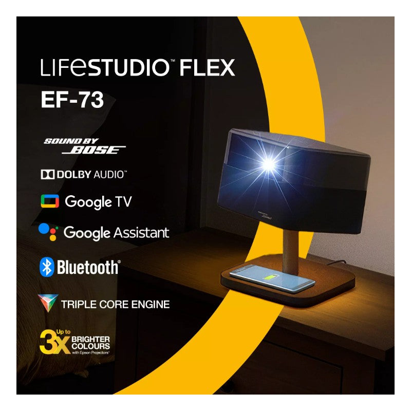Epson EF-73 Lifestudio Flex Special Lux Edition – 4K UHD, 1000 Lumen, Smart-LED-Beamer Projektoren Epson