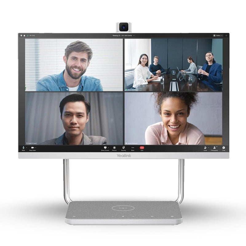 Yealink DeskVision A24 - 4K 24" Touchdisplay Lösung mit 4K Kamera, Microsoft Teams Meeting Lösung All Yealink