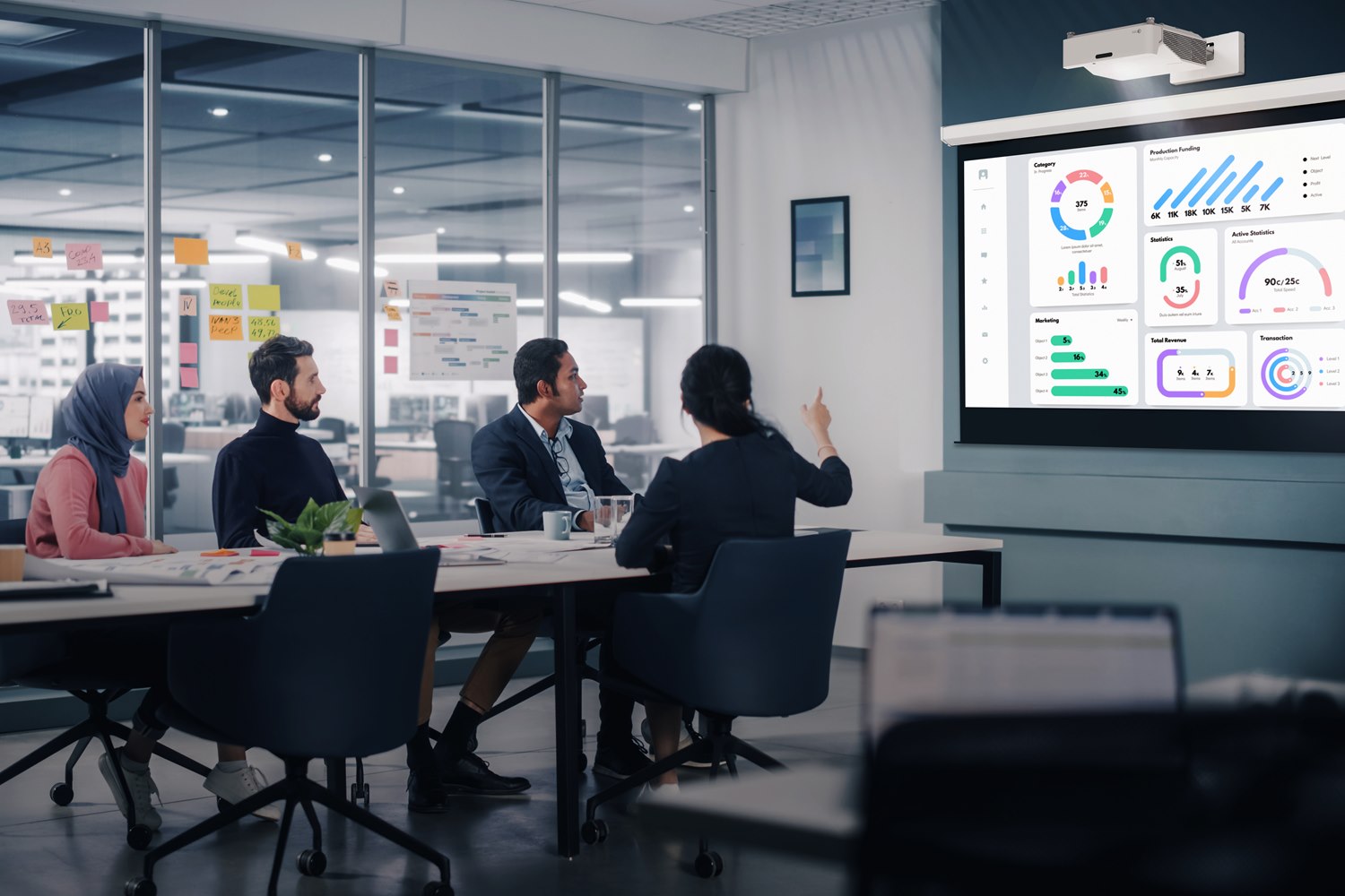 Optoma ZK420UST | 4K UHD Ultrakurzdistanz Laserbeamer Projektoren Optoma