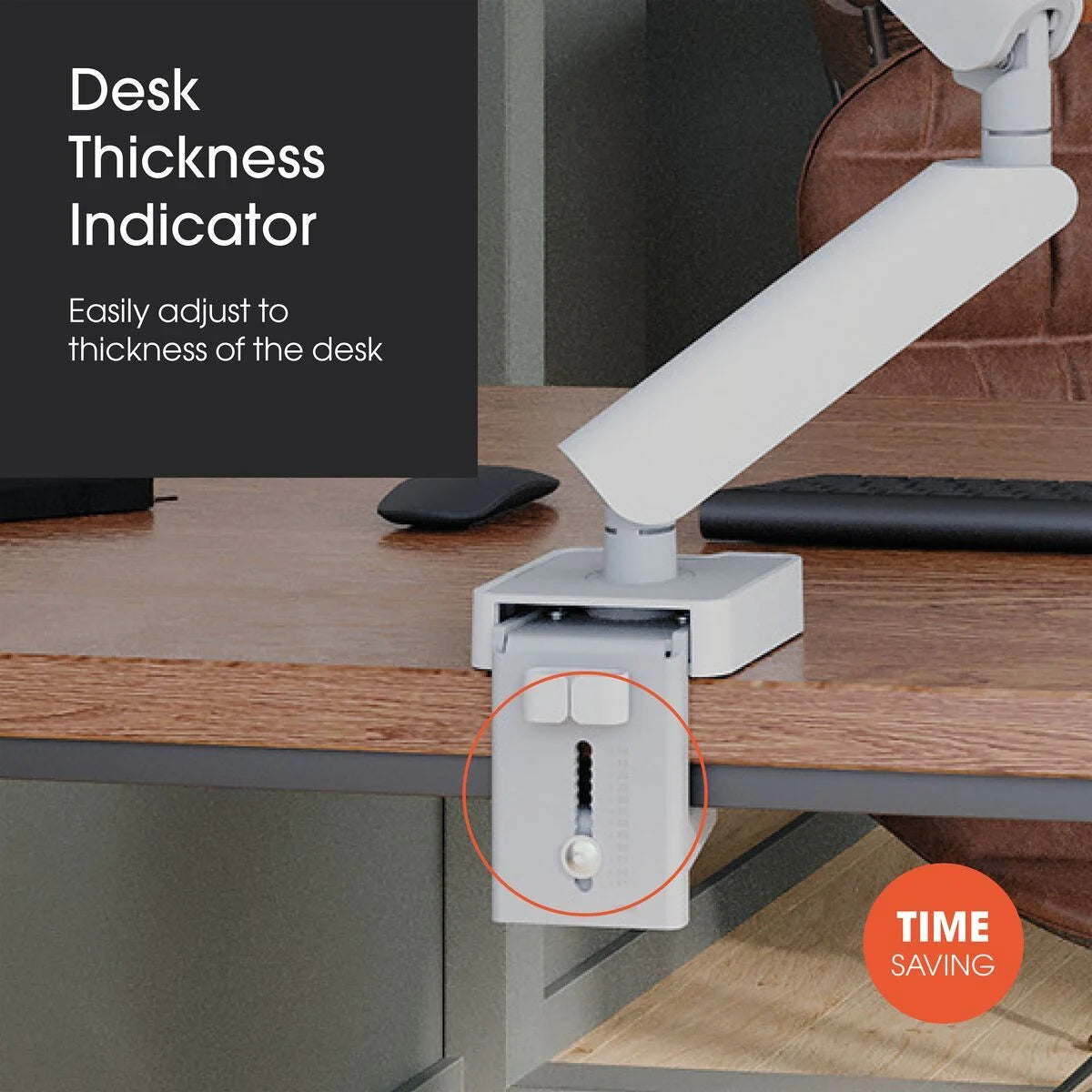 Vogel's MOMO 2127 Monitorarm, mit manueller Höhenverstellung und 1 Pivotpunkt Halterung Vogels