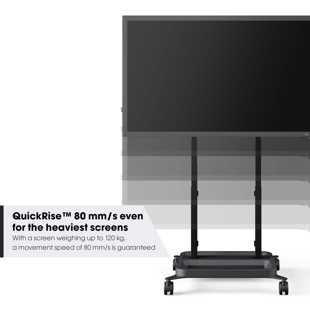 Vogel's RISE 5208 Trolley mit elektrischer Höhenverstellung, schwarz Halterung Vogels