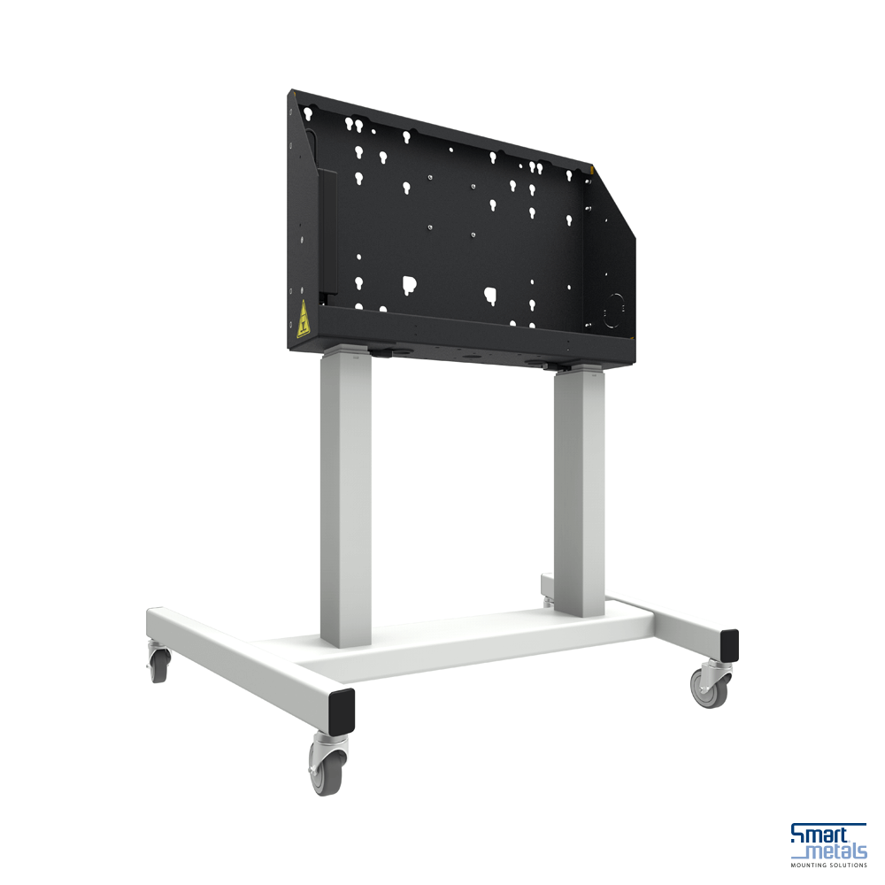 SmartMetals Bodenlift auf Rädern mit elektrischer Höhenverstellung bis max. 86 Zoll, 120 kg All SmartMetals