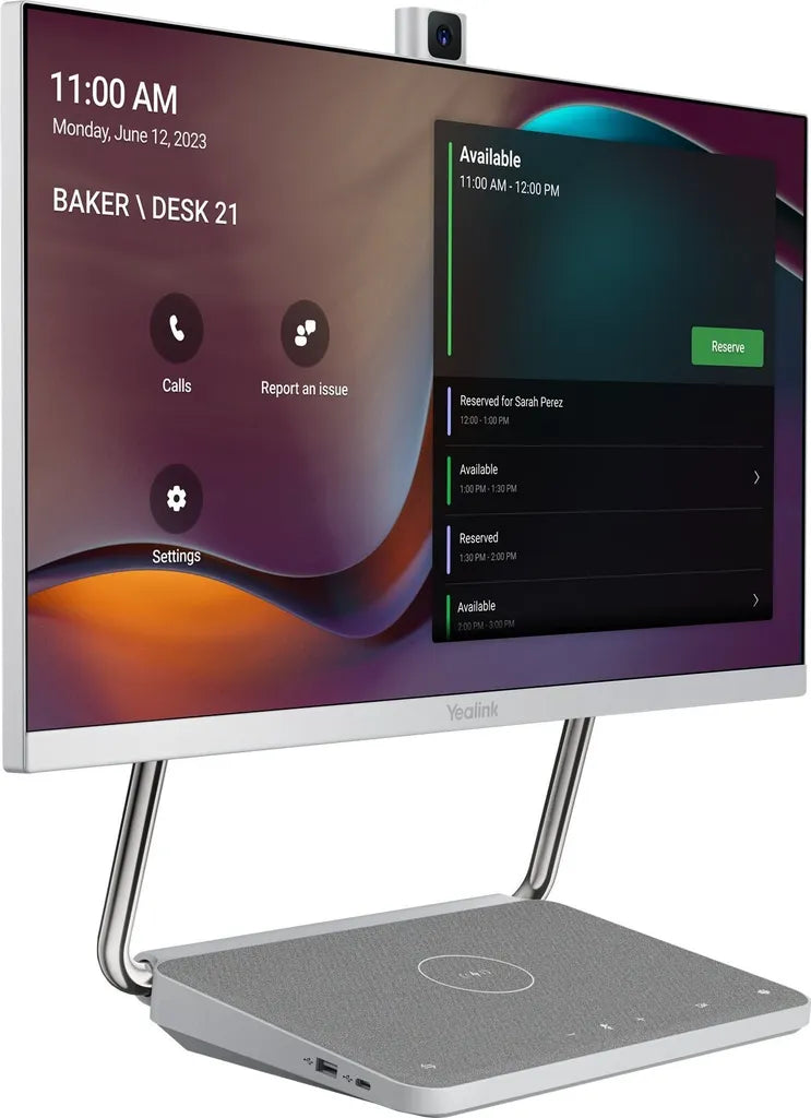 Yealink DeskVision A24 - 4K 24" Touchdisplay Lösung mit 4K Kamera, Microsoft Teams Meeting Lösung All Yealink