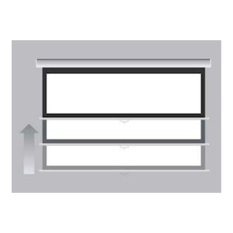 Optoma Panoview Rollo-Bildwand matt weiß 234 x 146,3cm Leinwand Optoma
