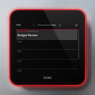 EVOKO Liso 8" standalone Raumbuchungssystem Zubehör EVOKO