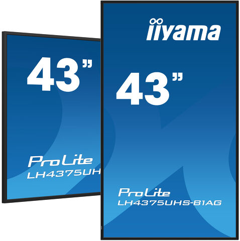 iiyama ProLite LH-75UHS-B1AG – 4K UHD-Display für Business-Kommunikation & Digital Signage - 98"